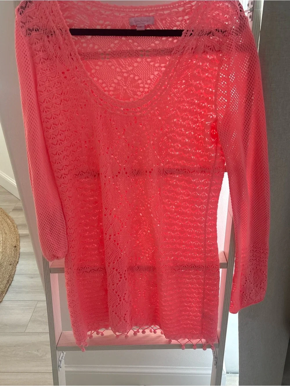 Lilly Pulitzer tassel coral